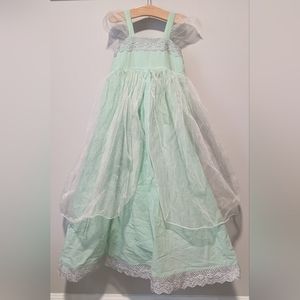 Well Dressed Wolf Wildlings Green Tulle Princess Dress